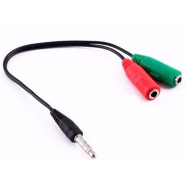 Imagem de Cabo Adaptador P3 Macho X P2 Fêmea Gv Brasil, Preto - Cbd.935