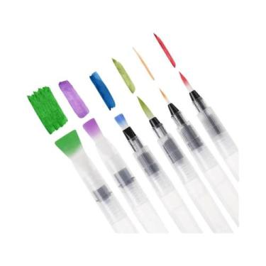 Imagem de Conjunto De Canetas De Tinta Aquarela Com 6 Peças E Pincéis De Artista