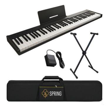 Imagem de Piano Digital Spring Pd188 88 Teclas Sensitivas + Sustain