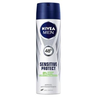 Imagem de Desodorante Masculino Nivea Men Protect Sensitive, Aerosol Com 150Ml, 