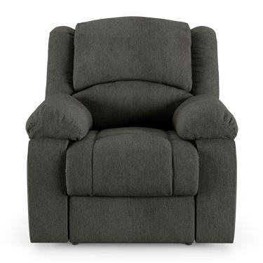 Imagem de Poltrona Do Papai Reclinável Sala De Cinema Barcelona Elétrica Massagem Usb Linho Chumbo