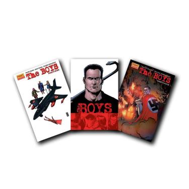 Imagem de Kit 3 Placas Decorativas The Boys Decoração Mdf