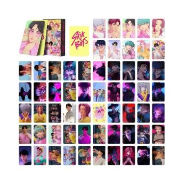 Imagem de Cartões Fotográficos De Anime Kpop Demon Hunter Para Meninos E Meninas