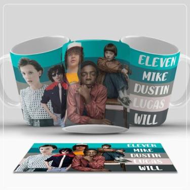 Imagem de Caneca Stranger Things Personalizada 325ml  Série Netflix  Presente Cr