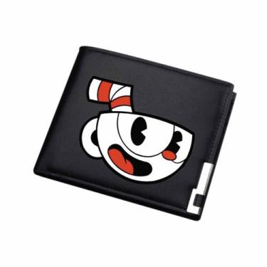 Imagem de Wallet Cupsheads Anime Characters Slim Bifold PU - Yiweisai