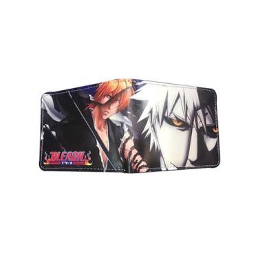 Imagem de Carteira, porta-moedas, couro, duas dobras, branqueador, Kurosaki Ichi