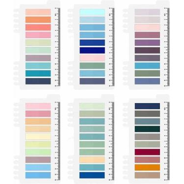 Imagem de Marcadores Adesivos Coloridos 1200un. Abas De Índice, Marcadores De Pá