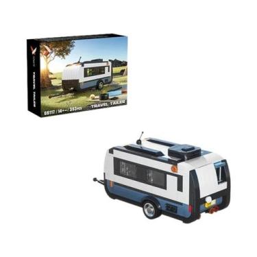 Imagem de Blocos De Montar DIY Para Crianças 578 Peças: Carro SUV RV Station Wag