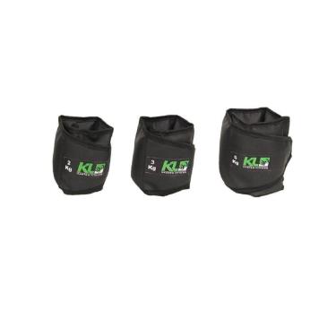 Imagem de Kit Caneleira Tornozeleira De Peso 2Kg 3Kg 5Kg
