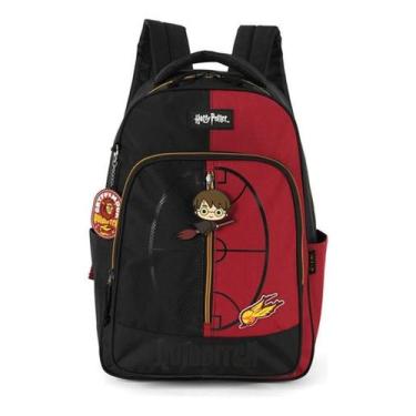Imagem de Mochila De Costas Infantil Harry Potter Com Chaveiro - Luxcel