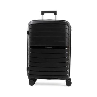 Imagem de Mala Média Polipropileno 23kg Bagaggio Rover 360 Rígida Cadeado Cor:Pr