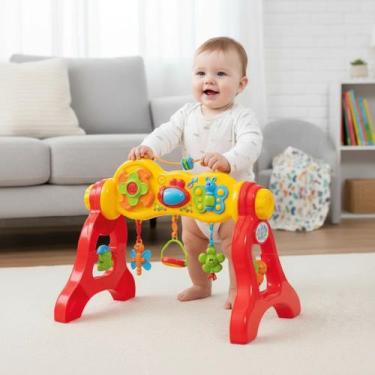 Imagem de Centro Atividade Brinquedo Criança Bonecos Bichinho Bebê Chacoalha Mes