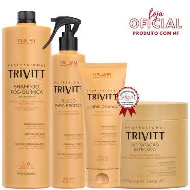 Imagem de Trivitt - Shampoo 1L + Condicionador + Fluído para Escova + Hidratação