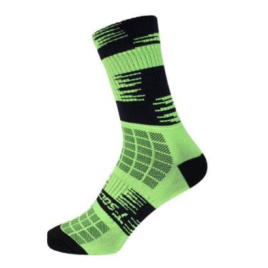 Imagem de Meia de Ciclismo Mtb Speed Corrida - Twister, 33 ao 37, Verde