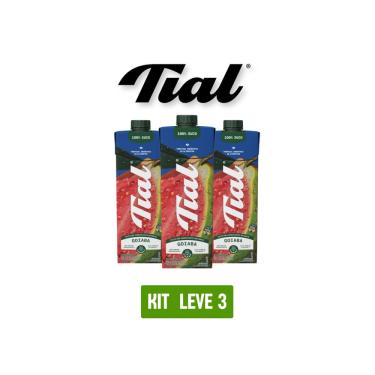Imagem de Suco Tial 100% Goiaba 1L - Kit 3 Unidades