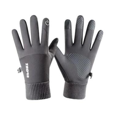 Imagem de Luvas De Ciclismo Quentes E Impermeáveis Com Tela Sensível Ao Toque, D