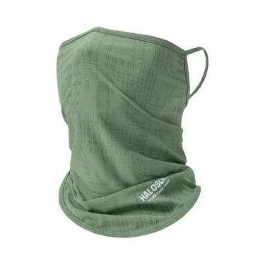 Imagem de Máscara Protetora Facial De Verão Fina E Respirável Em Seda Gelada Com