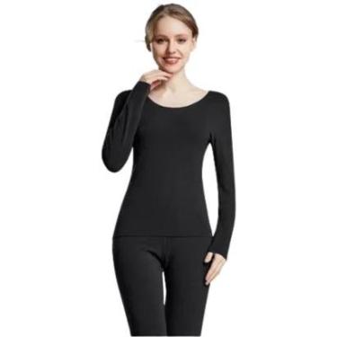 Imagem de Camisa Térmica Feminina Flanelada Manga Comprida Único-Feminino