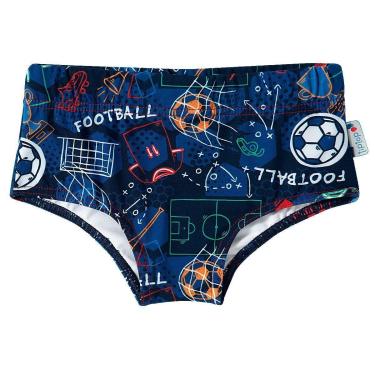 Imagem de Sunga Infantil Praia Futebol Tip Top Proteção Solar UV50+-Masculino