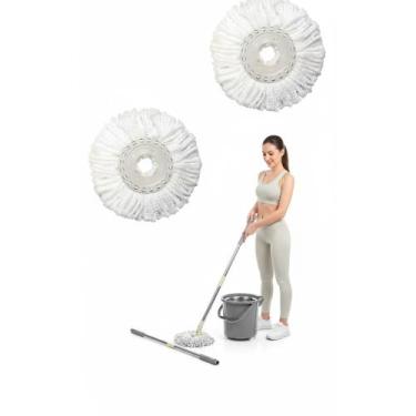 Imagem de 2 Refil Mop Microfibra: Limpeza Profunda, Alta Absorção - Congratulati