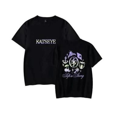 Imagem de Camiseta Feminina Y2K Katseye Merch Sad, Moda Neutra, Música Pop, Hara