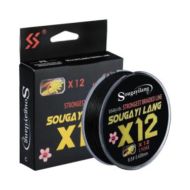 Imagem de Linha De Pesca Trançada PE De 12 Fios, Resistente À Abrasão, Para Água