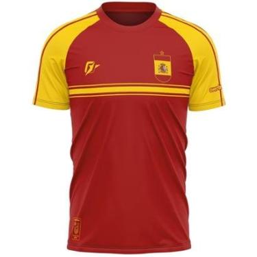 Imagem de Camiseta Filtro UV Espanha La Roja Copa Torcedor Coroa-Masculino