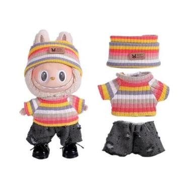 Imagem de Conjunto De Roupa E Sapatos Para Boneca Labubu De 17cm, Acessórios DIY