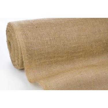 Imagem de Tela De Juta Fechada C9 Natural Rolo 1,00x25m Textil Fibra Vegetal - P