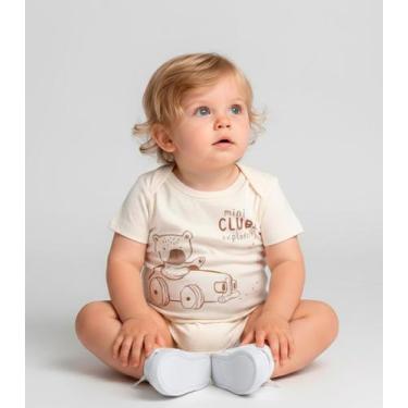 Imagem de Body Infantil Masculino Trick Nick Bege, P, Bege