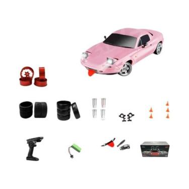 Imagem de Carro RC Drift Em Escala 1/18 Mazda MX5 2.4GHz Com Giroscópio ESP, Luz
