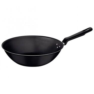 Imagem de Frigideira Wok Antiaderente 3,6L Loreto sem Tampa Grafite Tramontina