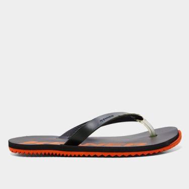 Imagem de Sandália Kenner Red Masculina, Laranja, Preto, 40