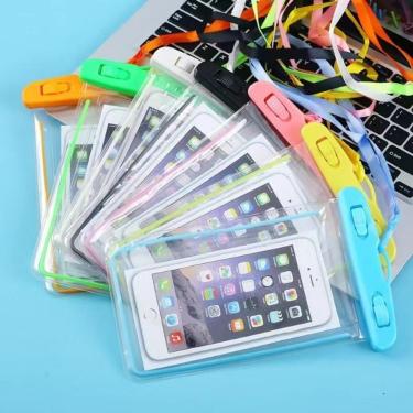 Imagem de Capa Bolsa Impermeável para Celular OEM Compatível com Smartphones Até 6.3 Polegadas à...