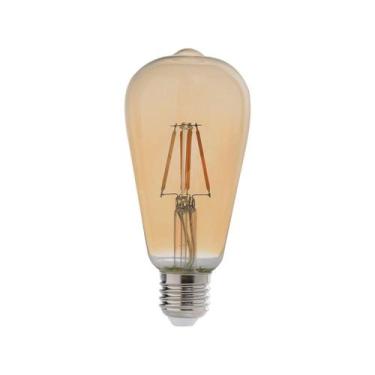 Imagem de Lâmpada Led Filamento Retrô Pêra St64 4W Amarelo 2200K - Avant