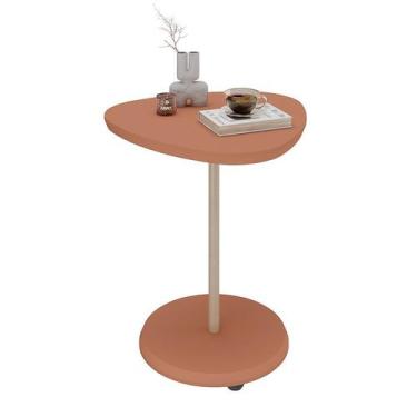 Imagem de Mesa Lateral Triangular Bel Terracota - Modern
