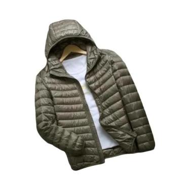 Imagem de Jaqueta Masculina Slim Fit Com Capuz, Super Leve E Quente, Casaco De M