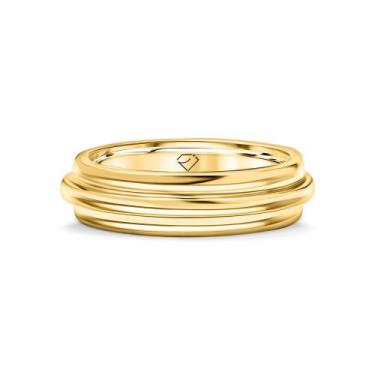 Imagem de Aliança Trieste Em Ouro 18k - Joalheria Felipe Gomes, 08