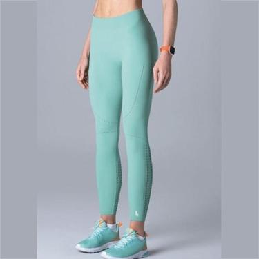Imagem de Calça Legging Esportiva Sem Custura Lupo Energy Raschel, Verde claro, 