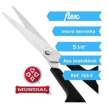 Imagem de Tesoura Para Corte De Cabelo Fio A Laser 5 3/8" Flex Mundial