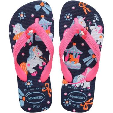 Imagem de Chinelo Dedo Infantil Menina Casual Dia a Dia Praia Passeio com Estamp