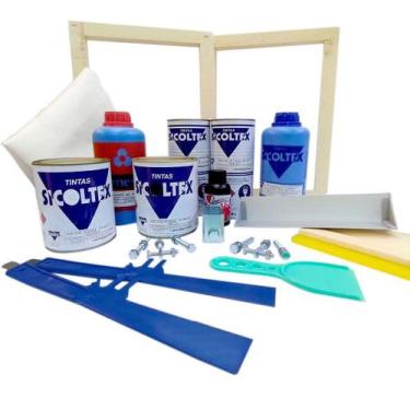 Imagem de Kit de Produtos para Serigrafia - Começando a Estampar com Tinta Viníl