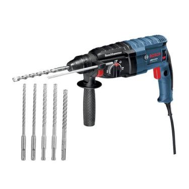 Imagem de Martelete Perfurador Rompedor 820W 220V SDS Plus 2,7J + Kit 5 Brocas V