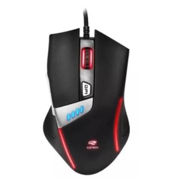Imagem de Mouse Usb Gamer C3Tech Computador Gamer Top - A R VARIEDADES MT