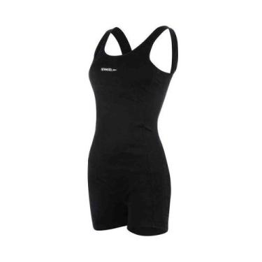 Imagem de Macaquinho Speedo Basic 177953 - Preto, Preto, GG