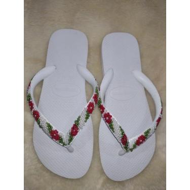 Imagem de Chinelo missanguinha branco 39/40 - Havaianas