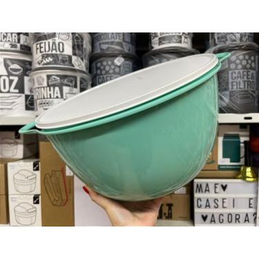 Imagem de Jumbo Criativa 14 Litros Mint com Tampa Branca - Tupperware