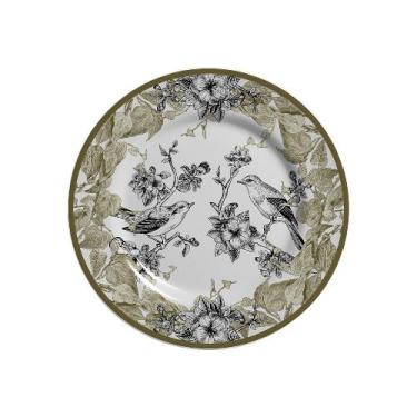 Imagem de Conjunto com 6 pratos sobremesa flora plus - Alleanza Cerâmica