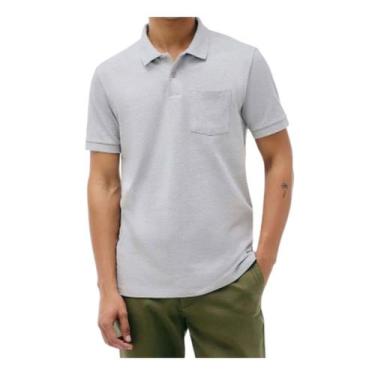 Imagem de Camisa Polo Masculina Hering MC Regular Cinza - 3M2AM2HEN, G, Cinza