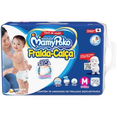 Imagem de MamyPoko Fralda-Calça Premium Seca M 68 Unidades, 1, M, 76